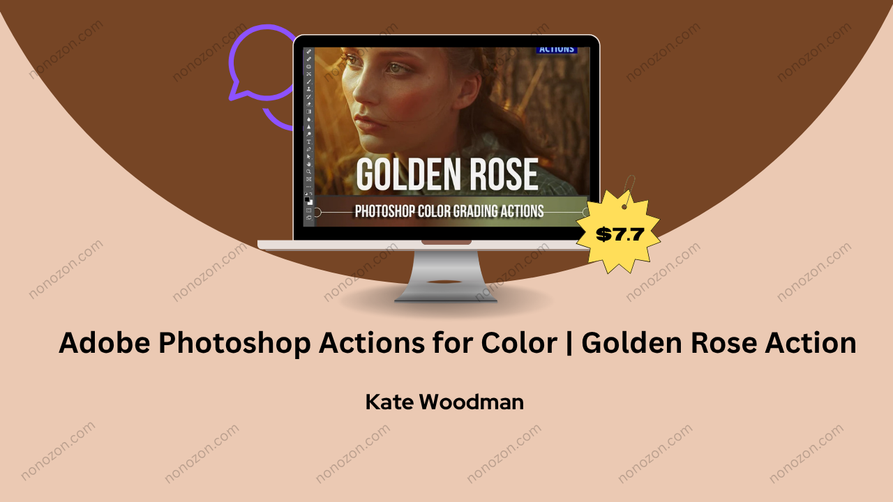 Adobe Photoshop Actions for Color | Golden Rose Action