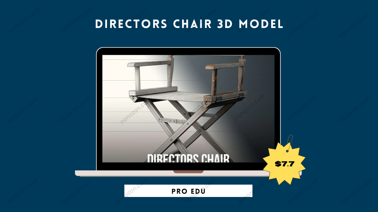 Directors Chair 3D Model