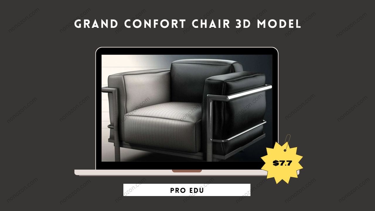 Grand Confort Chair 3D Model
