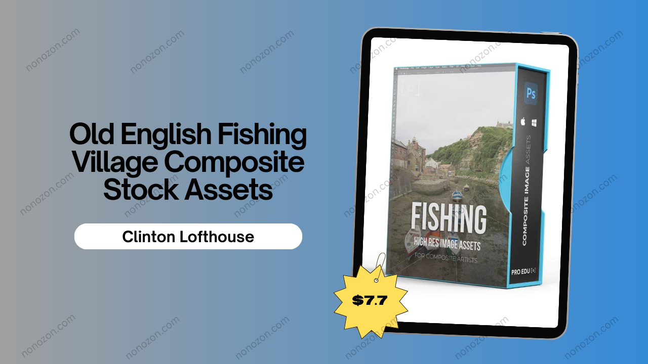 Old English Fishing Village Composite Stock Assets