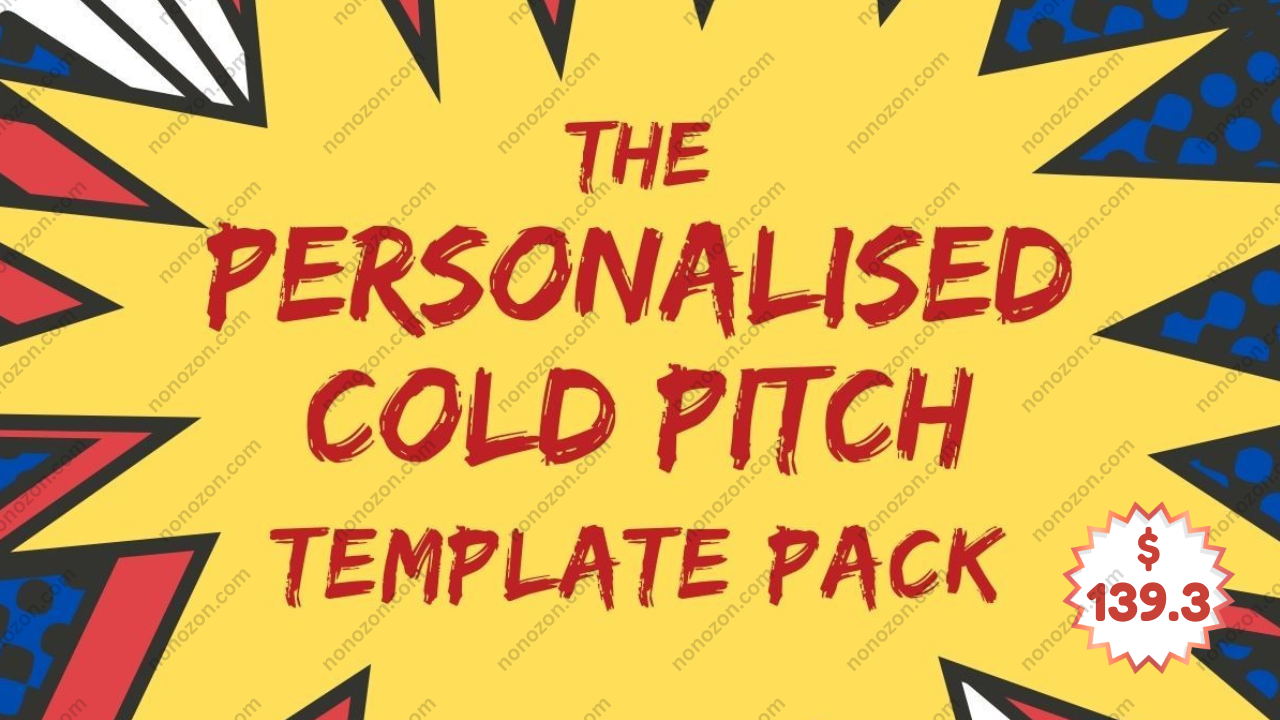 The Personalised Cold Pitch Template Pack