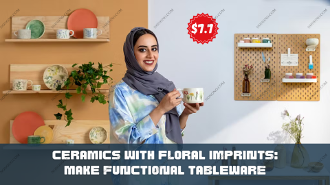 Ceramics with Floral Imprints: Make Functional Tableware
