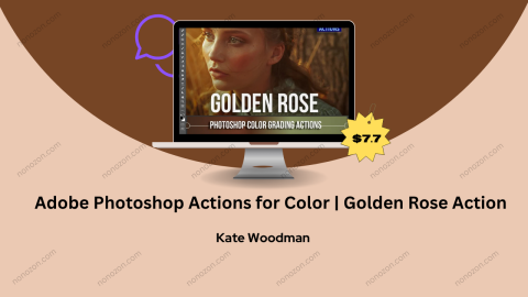 Adobe Photoshop Actions for Color | Golden Rose Action