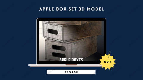 Apple Box Set 3D Model