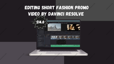 Editing short fashion promo video
