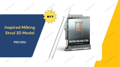 Inspired Milking Stool 3D Model