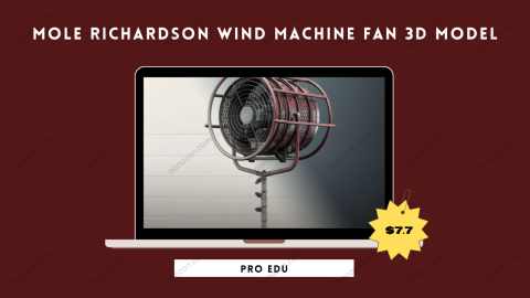 Mole Richardson Wind Machine Fan 3D Model