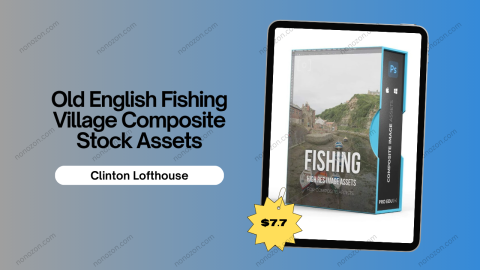 Old English Fishing Village Composite Stock Assets