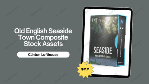 Old English Seaside Town Composite Stock Assets