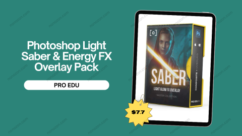 Photoshop Light Saber & Energy FX Overlay Pack