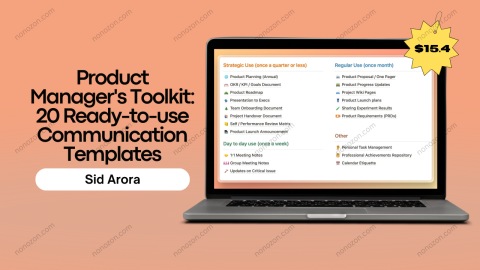 Product Manager's Toolkit: 20 Ready-to-use Communication Templates