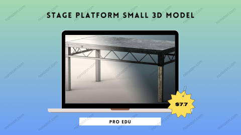 Stage Platform Small 3D Model