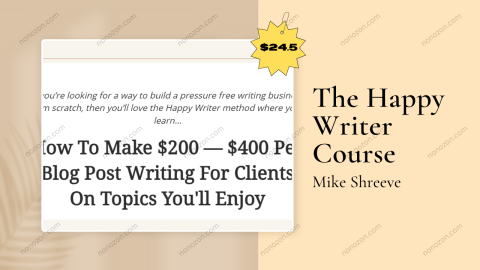 The Happy Writer Course